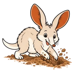 Bilby digging a burrow